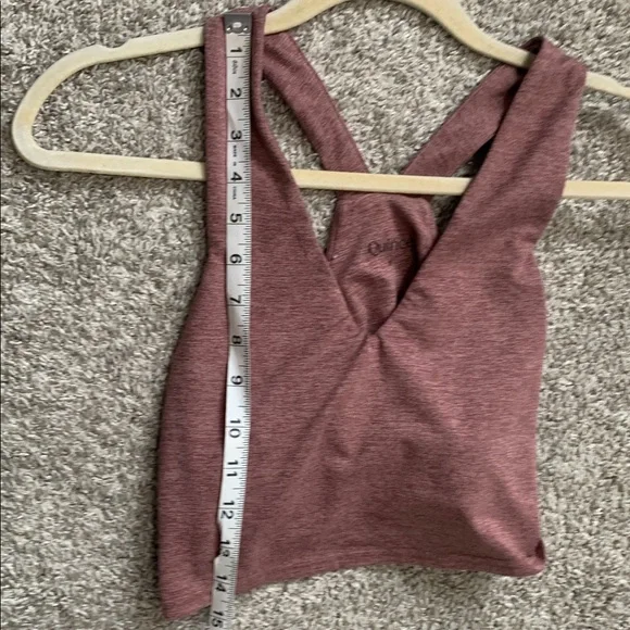 Quince Maroon Crop Top - Picture 7 of 8